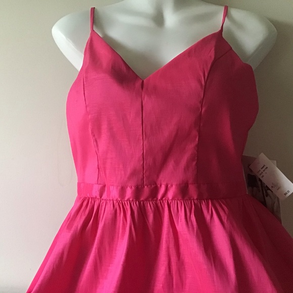 Dress 11 Hot Pink Halter NWT Honey & Rosie - Picture 5 of 10